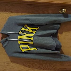 PINK crop hoodie sweatshirt